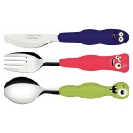 Children's Monster Cutlery 3 Piece Set