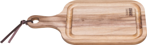 Cutting Board with handle, Teak wood 460x230mm