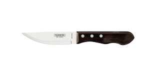 Jumbo Steak Knife with Polywood Handle 5", 12cm - Brown (CDU 48pcs)