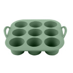 Silicone Air Fryer Mini Muffin Pan 9 Cup