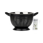 Extra Deep Colander 22cm - Black