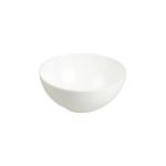 White Coupe Glass Rice Bowl 12cm