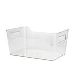 Cut out Edge Clear Basket  - Large