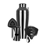 Cocktail Set 5pc Gunmetal