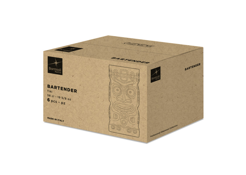 Bartender Tiki Cocktail Glass 580ml