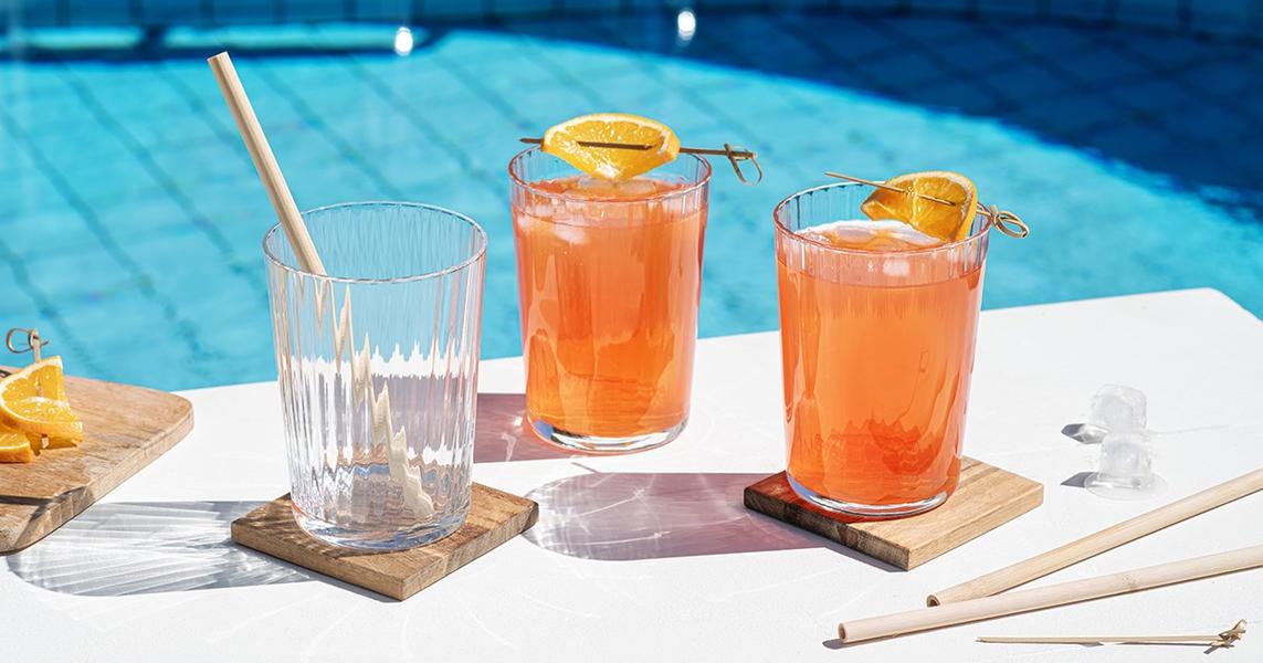 Exclusiva Fizz Tumbler Glasses 500ml - Set 4