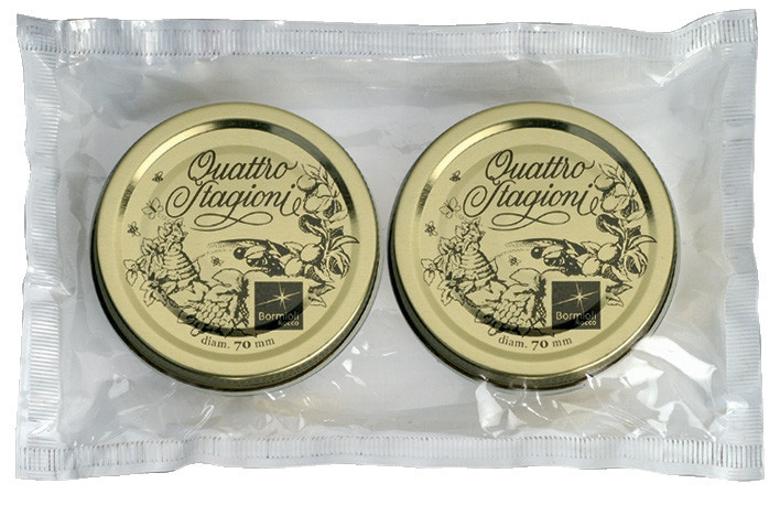 Set 2 Quattro Stagioni Lids 70mm