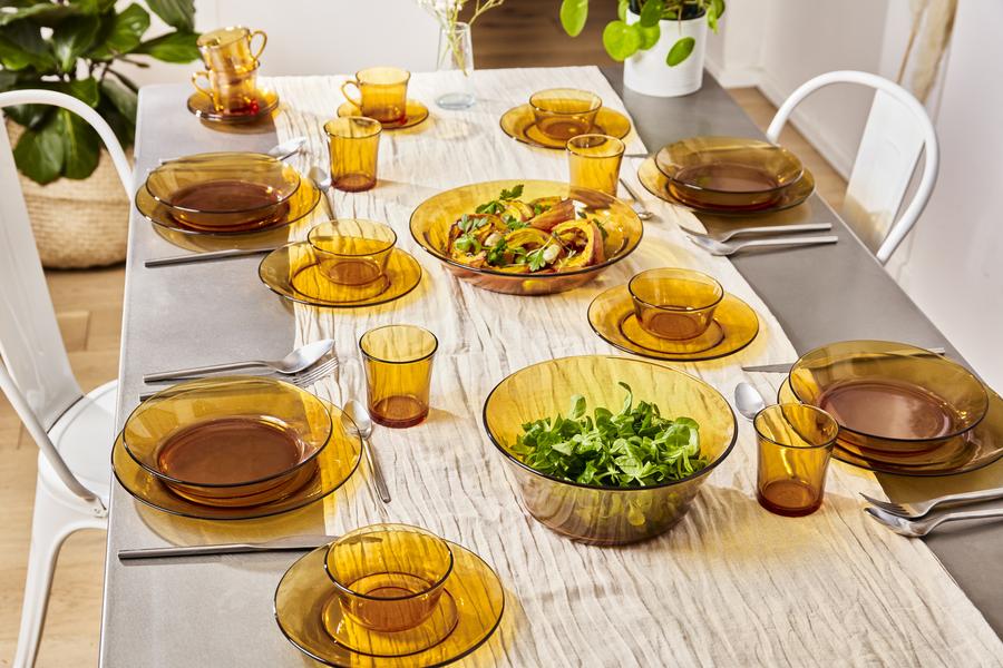 Lys Tumbler Amber 210ml - Set 6