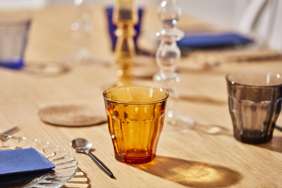 Picardie Amber Tumbler 250ml - Set 4