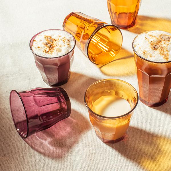 Picardie Amber Tumbler 250ml - Set 4