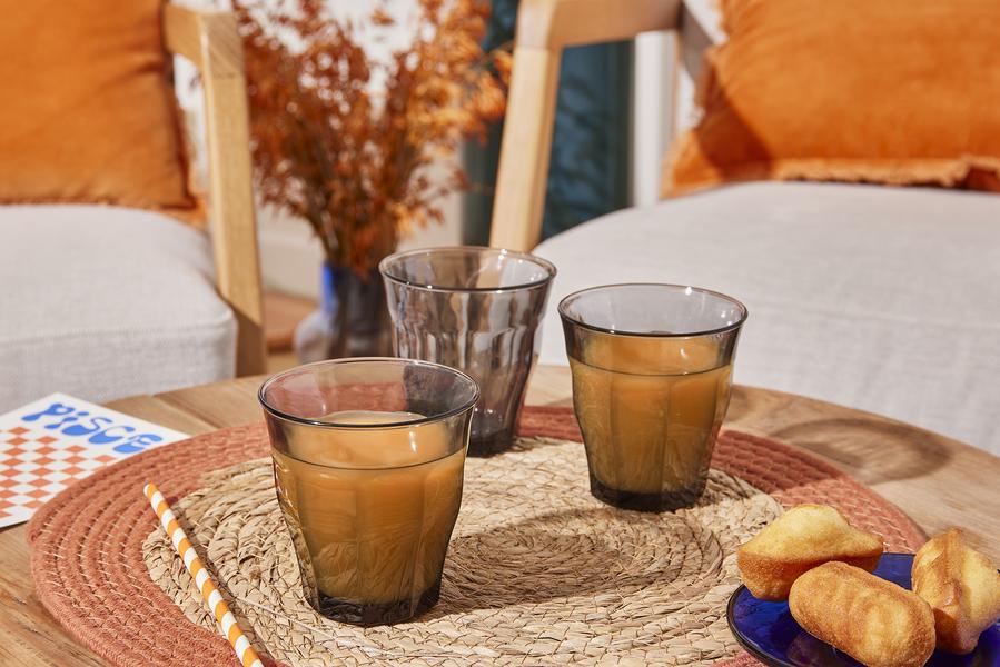 Picardie Tumbler Grey 250ml - Set 4