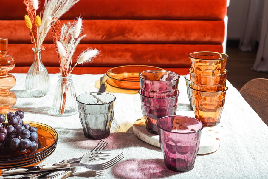 Picardie Tumbler Grey 250ml - Set 4