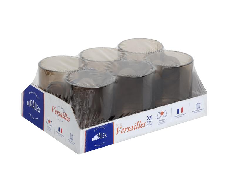 Versailles Sepia Mug 260ml - Set 6