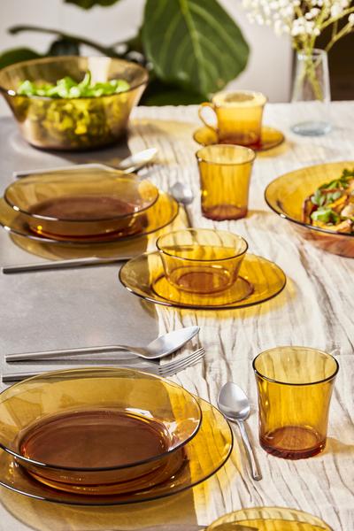 Lys Tumbler Amber 210ml - Set 6