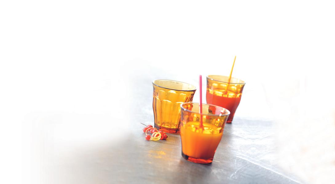 Picardie Tumbler  Amber  250ml - Set 6