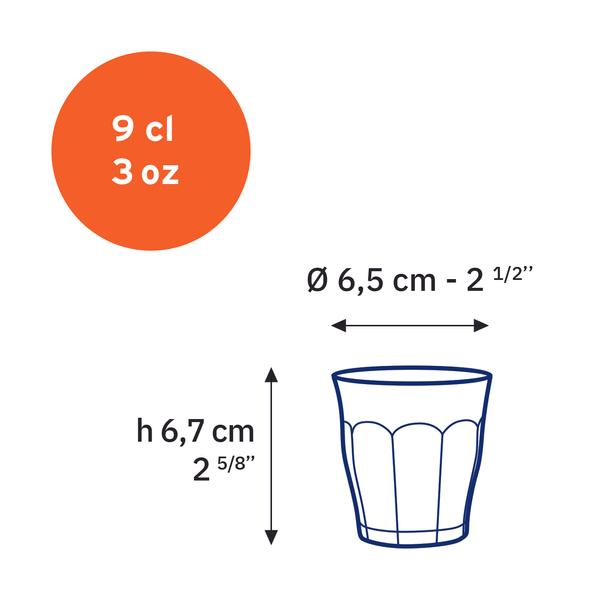 Picardie Tumbler 90ml  - Set 4