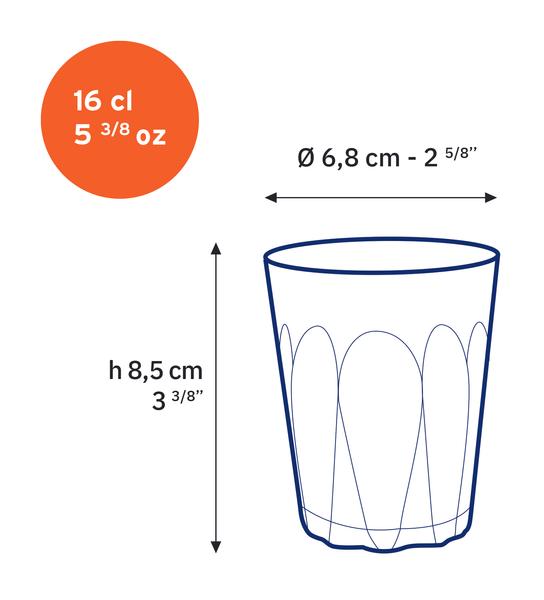 Provence Tumbler 160ml - Set 6