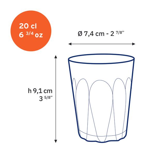 Provence Tumbler 200ml - Set 6