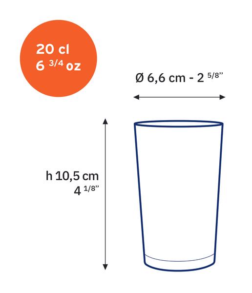 Unie Tumbler 200ml - Set 6