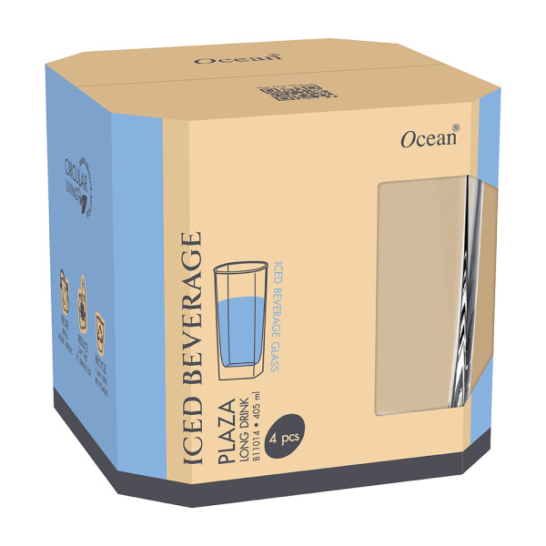 Eco Plaza Hiball Tumbler 405ml - Set 4