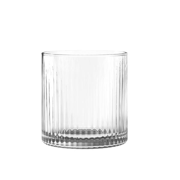 Pulse Double Rock Tumbler Glass 355ml