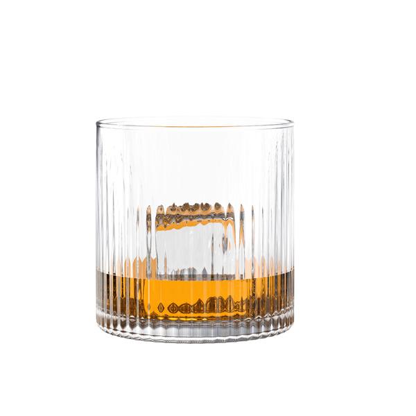 Pulse Double Rock Tumbler Glass 355ml