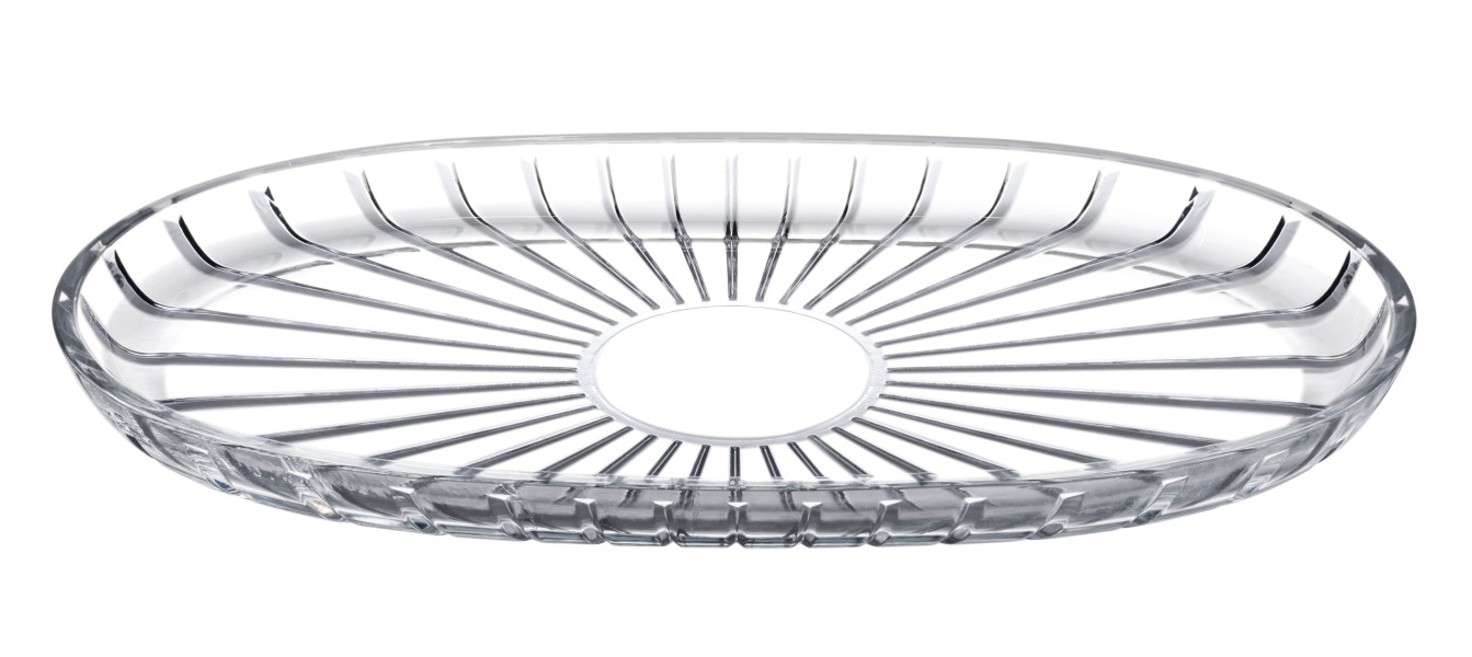 Elegant Oval Plate 28x16.5cm