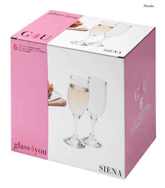 Glass4You Flute 190ml - Set 6