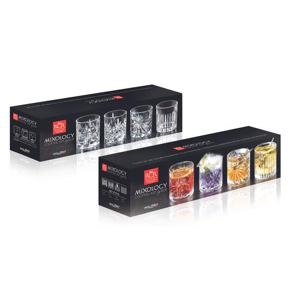 Mixology Mixed DOF Glasses Set 4