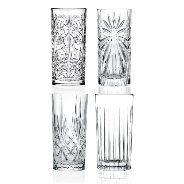 Mixology Mixed Hiball Glasses Set 4