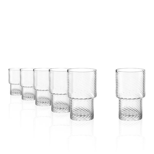 Berlin Universal Water Tumbler Glasses 315ml Set 6