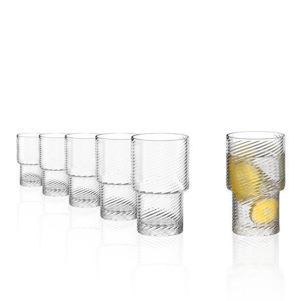 Berlin Universal Water Tumbler Glasses 315ml Set 6