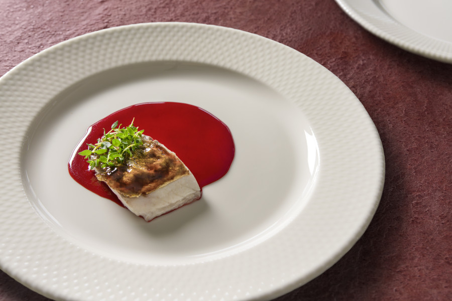 Diamond Round Banquet Plate 270mm