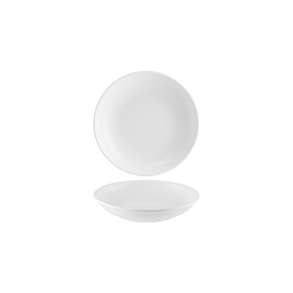 Diamond Round Deep Coupe Plate 200x40mm / 500ml