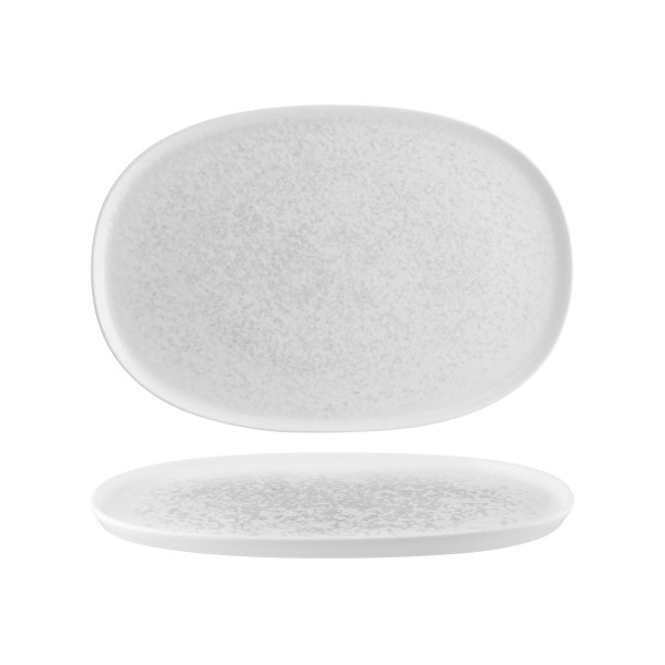 Lunar White Platter 340x230x18mm