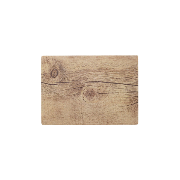 Wood Effect Oak Rectangle Platter 360x255mm
