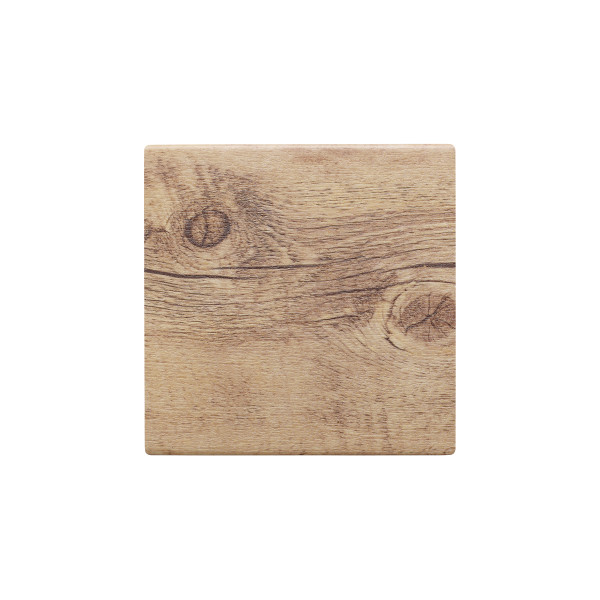 Wood Effect Oak Square Platter 310x310mm