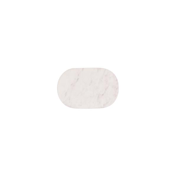 Serve White Marble Oval Platter 250x170x15mm