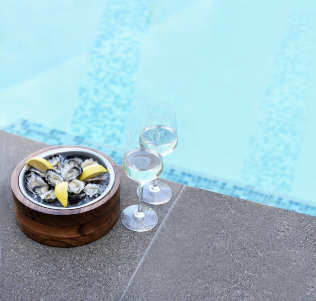 Serve Natural Acacia Round Bowl with Straight Sides 230x60mm