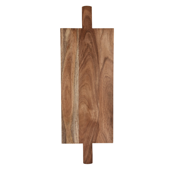 Serve Natural Acacia Paddle Board Footed with Two Handles 760x254x15mm