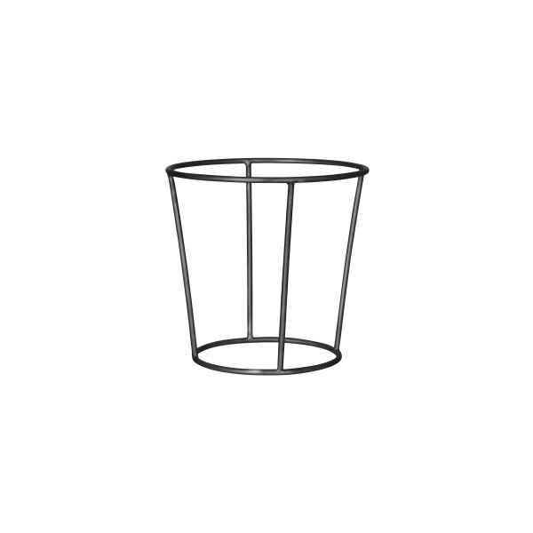 Round Riser Stainless Steel 150x200x190mm Matt Black