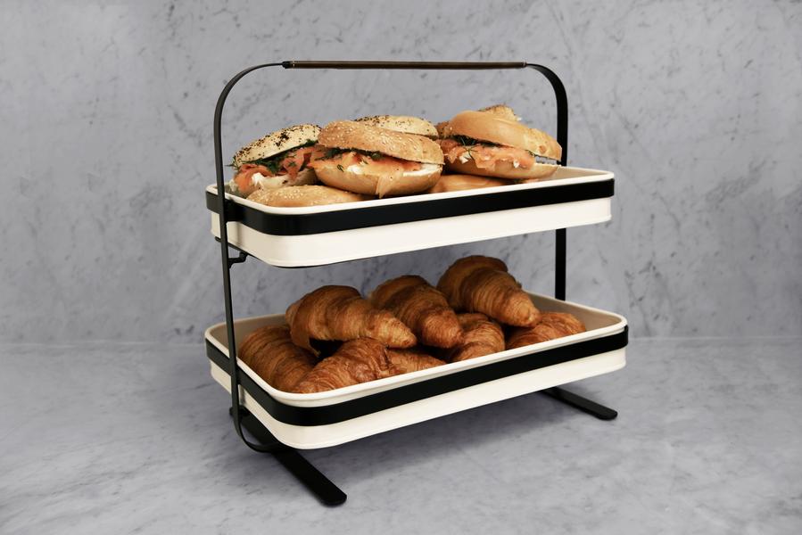 Coney Island Creme 2-Tier Display Stand 380x260x370mm