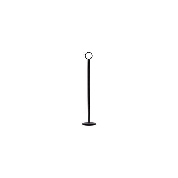 Ring Table Number Stand Matt Black 300mm