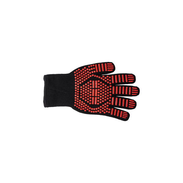 Oven Glove Flame Retardant Red 300mm