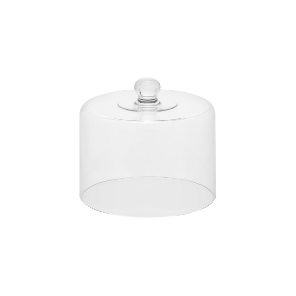 Cloche / Cake Cover Straight Sided Clear Polycarbonate 208x182mm