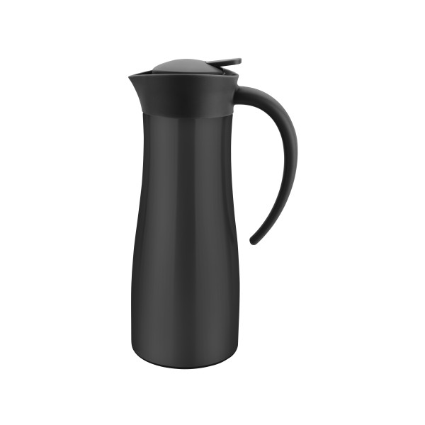 Sleek Jug Vacuum Push Button Blk 300mm 1.5lt