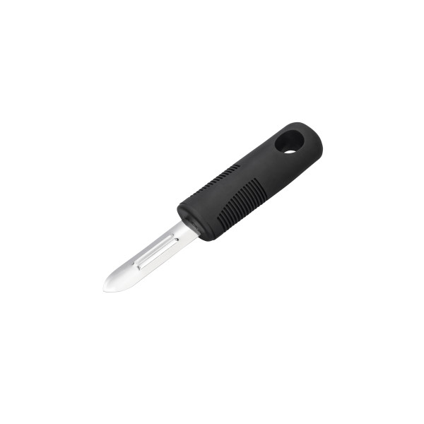 Easy Grip Fixed Peeler Stainless Steel with Black Handle 175mm