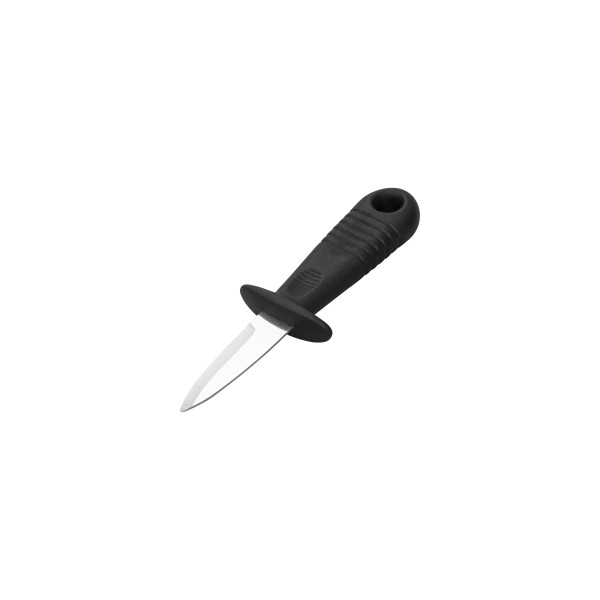Oyster Knife Stainless Steel with Black Handle 146mm