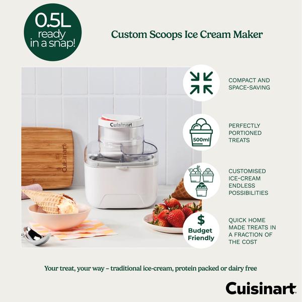 Custom Scoops Personal Ice Cream Maker (ICE-M10XA)
