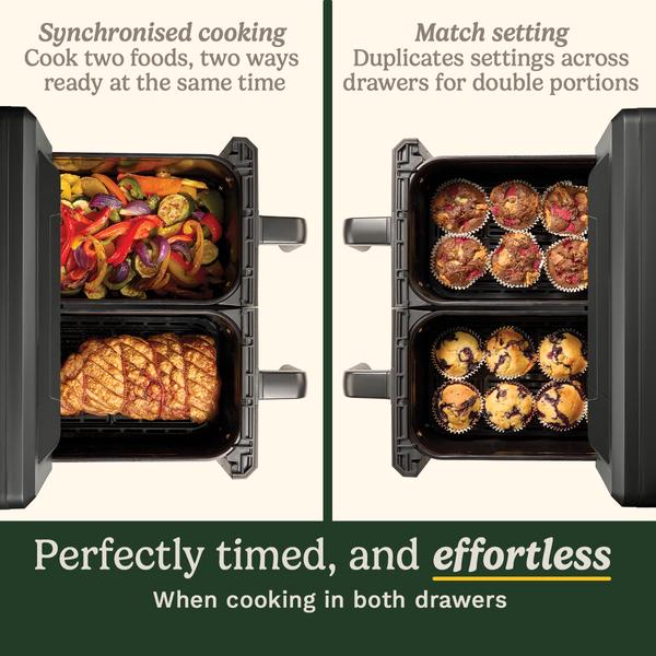 XXL Dual Zone Air Fryer PFAS Free10.4L (AFD-10OBLXA)